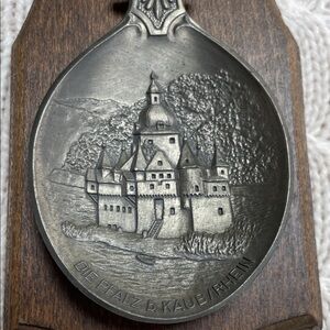 VTG 1981 German DIE PFALZ FORTRESS KAUB/RHEIN  decorative collectable spoon